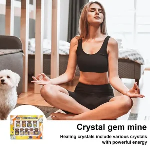 Different Gemstones Bottles Crystal